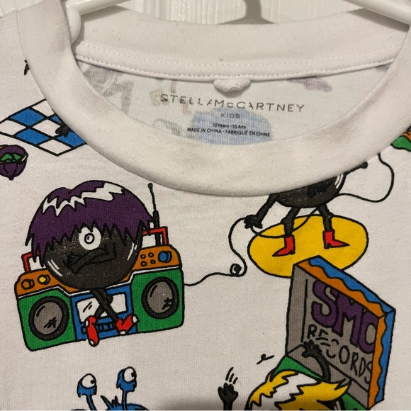 Stella Macartney Musical Monster T Shirt size 10 youth - Picture 3 of 3